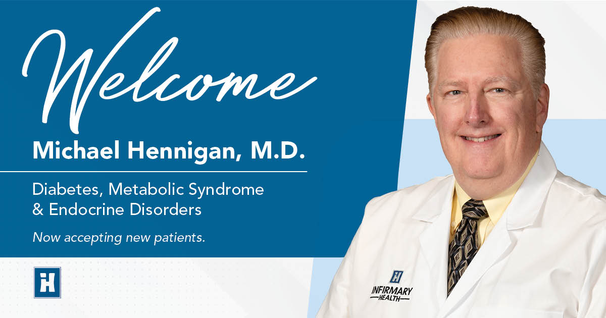 Infirmary Health Welcomes, Michael Hennigan, M.D. To Coastal Medical Group